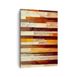 Canvastavla - Bild på duk - Hymn av skogens träd - 50x70 cm