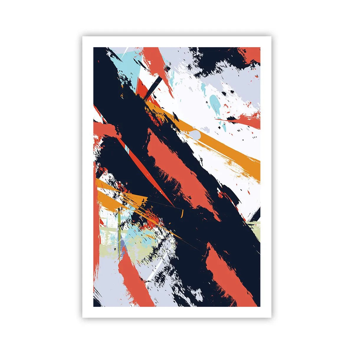 Affisch - Dynamisk komposition - 61x91 cm