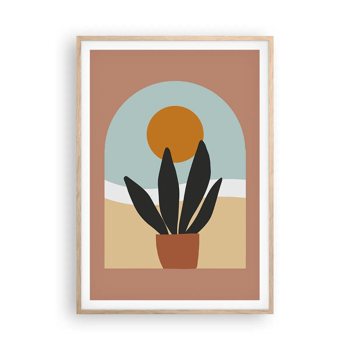 Affisch i ram av ljusek - Små glädje - 70x100 cm