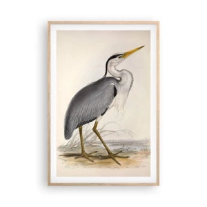Affisch i ram av ljusek - Hägers charm - 61x91 cm