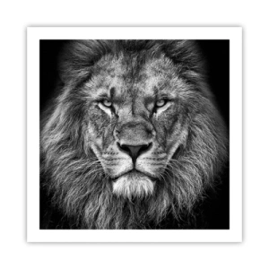 Affisch - I kröningskläder - 60x60 cm