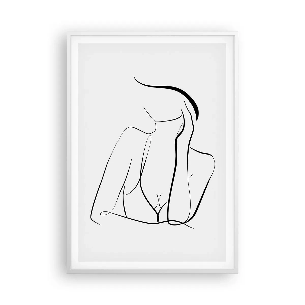 Affisch i vit ram - På drömvågen - 70x100 cm