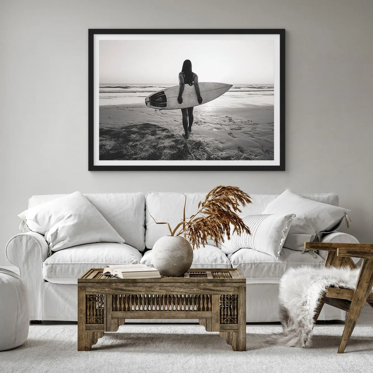 Affisch i svart ram - Havsvågens dotter - 91x61 cm