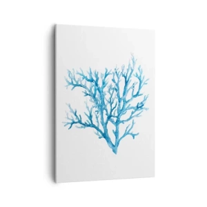 Canvastavla - Bild på duk - Marin filigran - 50x70 cm