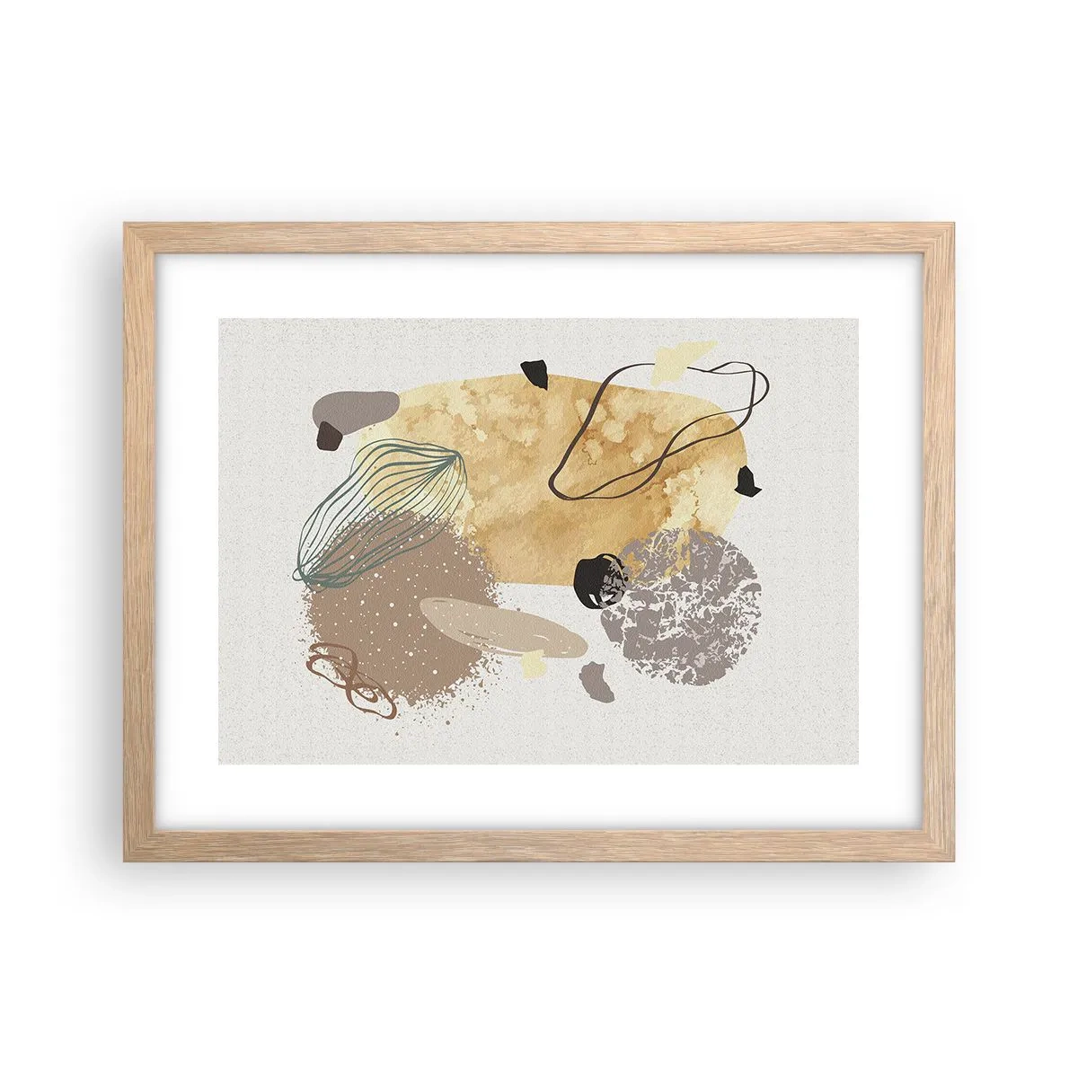 Affisch i ram av ljusek - Olika former - 40x30 cm