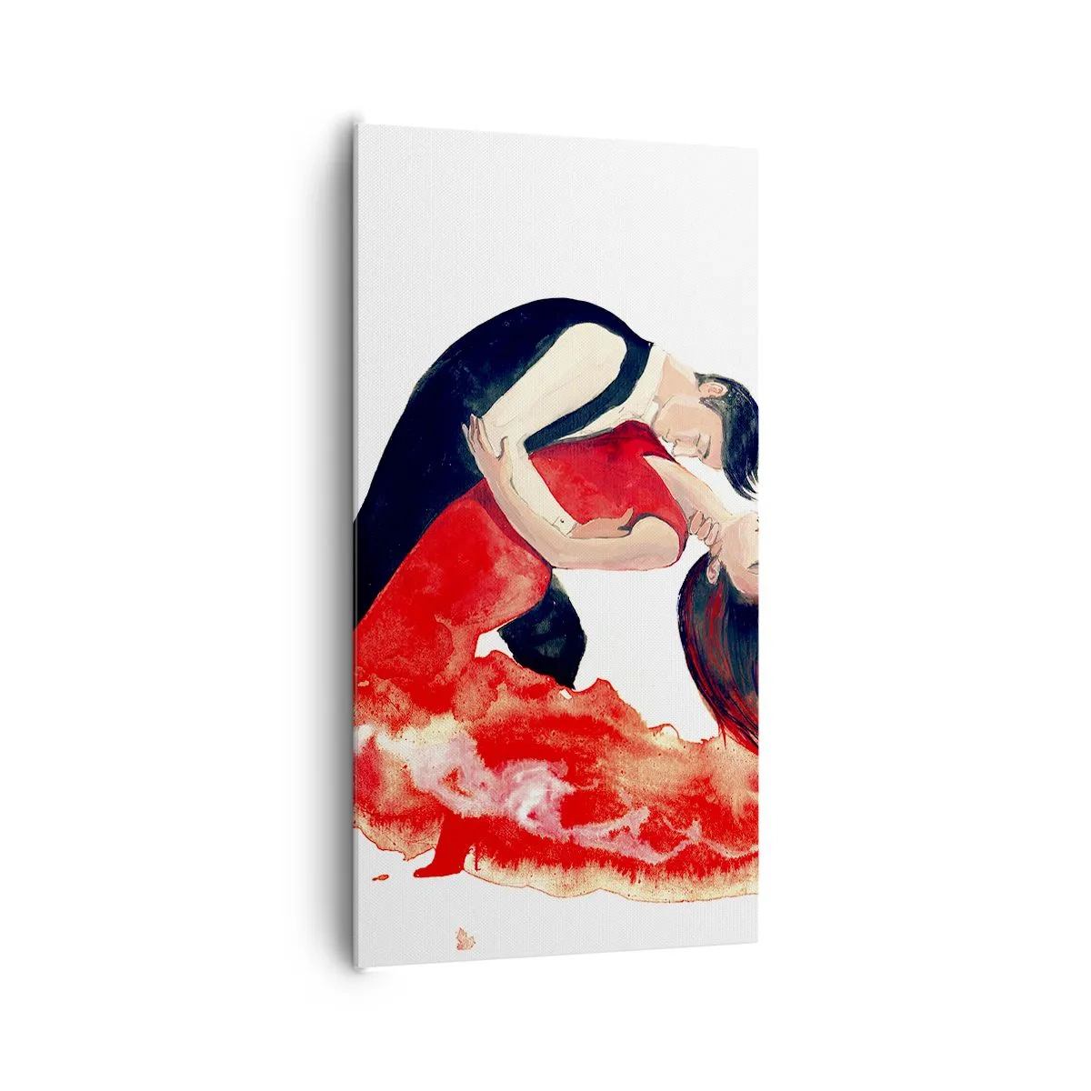 Canvastavla - Bild på duk - Tango - den sensuella vågen - 65x120 cm