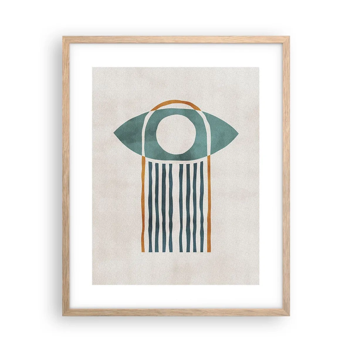 Affisch i ram av ljusek - Tecken och ritualer - 40x50 cm