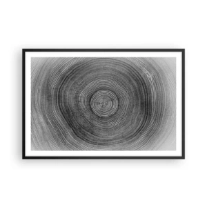 Affisch i svart ram - Ett tecken i tiden - 91x61 cm