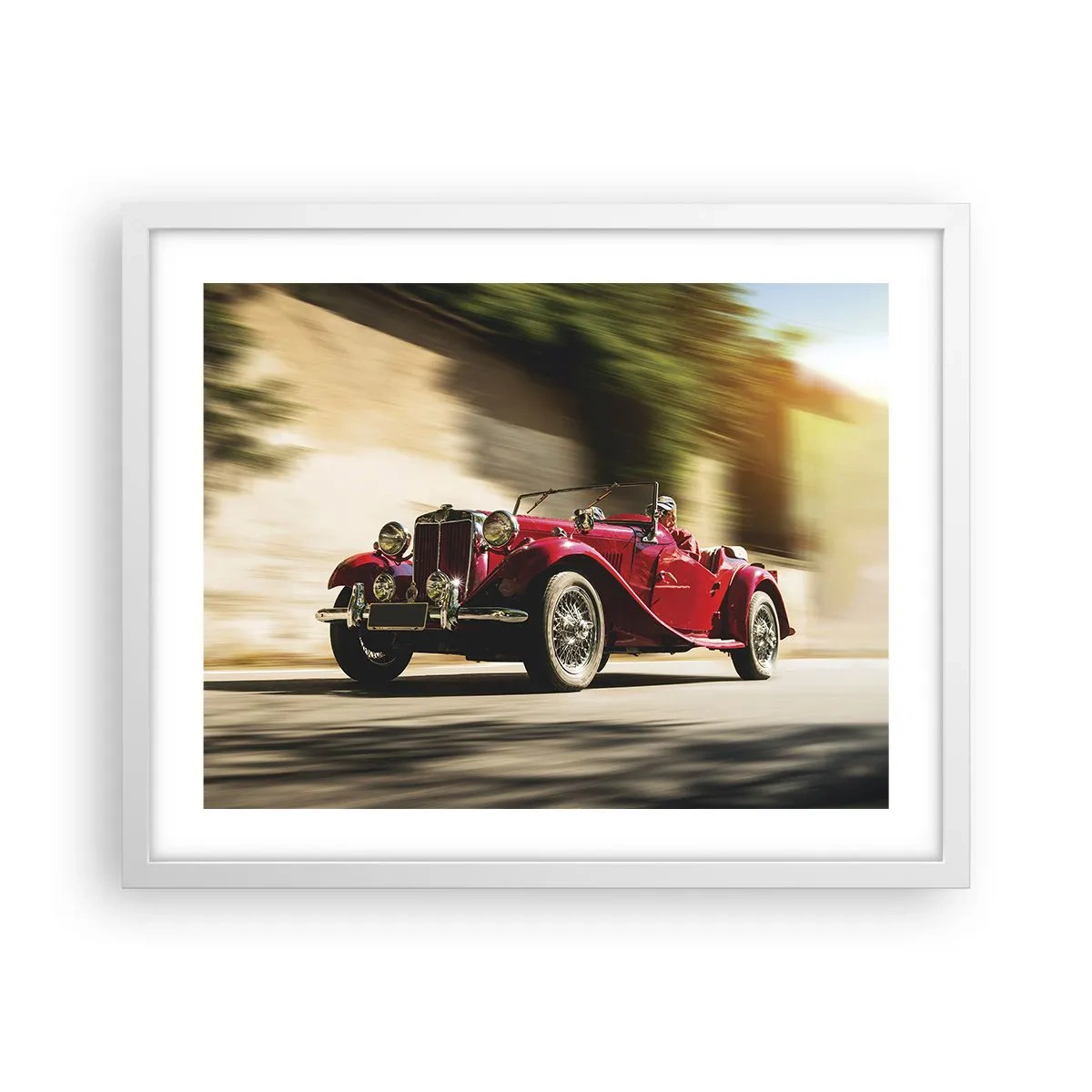 Affisch i vit ram - Vackrare än Nike från Samothrakis - 50x40 cm