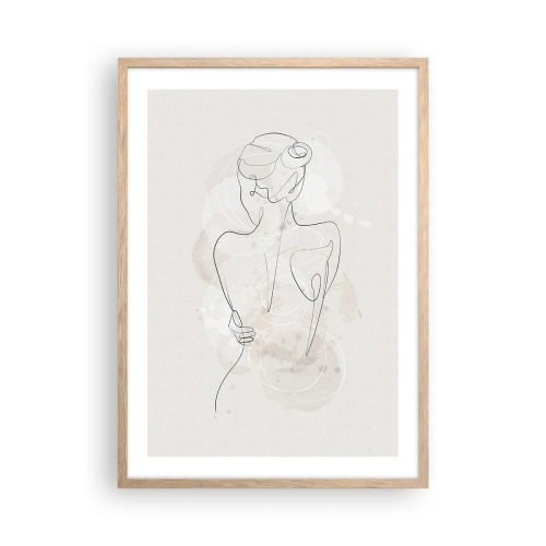 Affisch i ram av ljusek - Som ett känsligt instrument - 50x70 cm