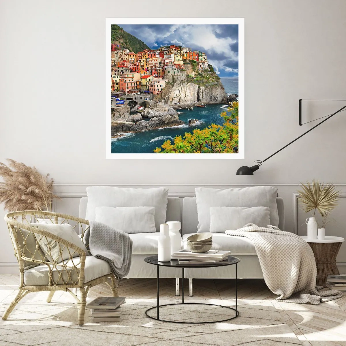 Affisch - I bergets famn - 60x60 cm