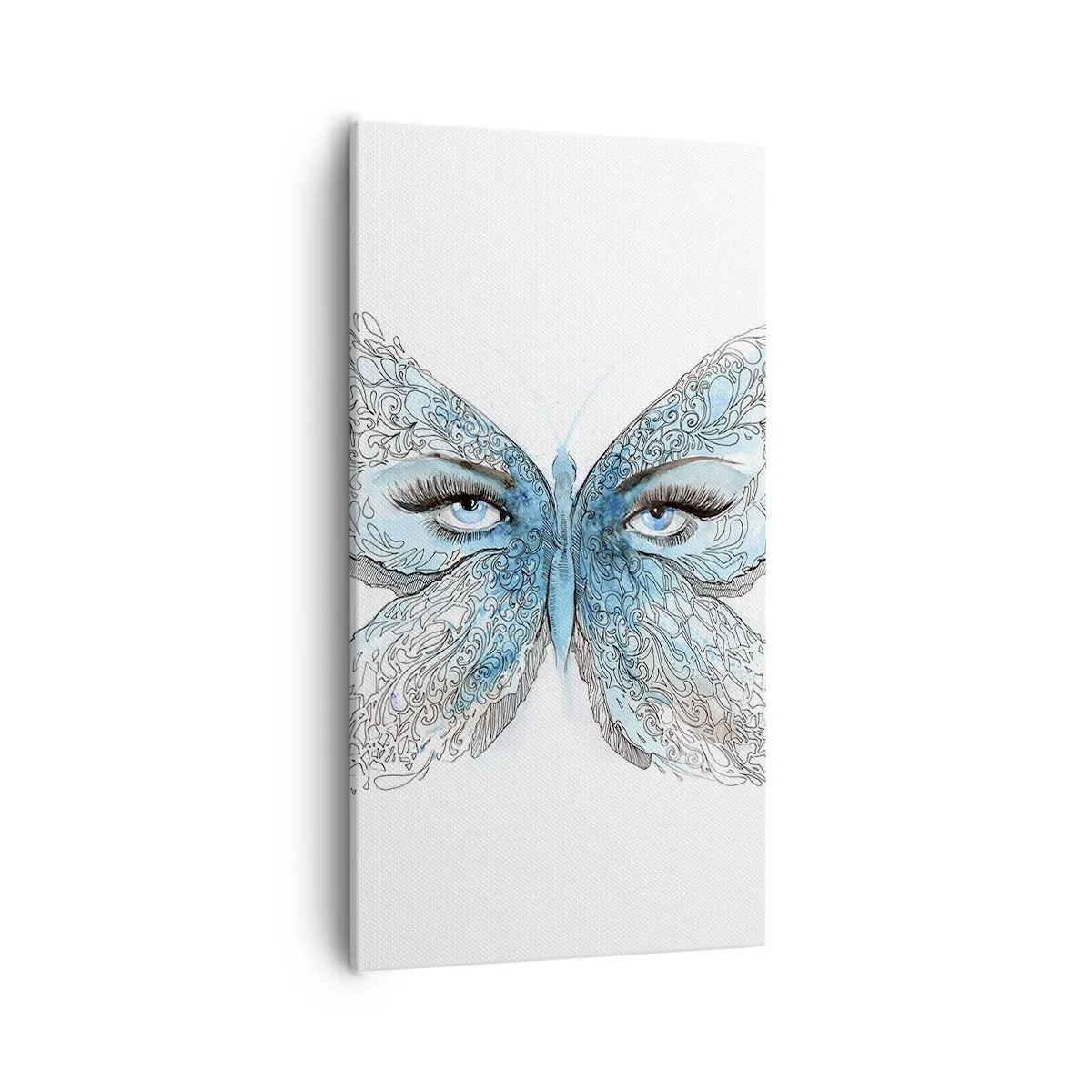 Canvastavla - Bild på duk - Fjärilögon - 55x100 cm