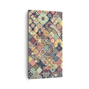 Canvastavla - Bild på duk - Marockansk stämning - 55x100 cm