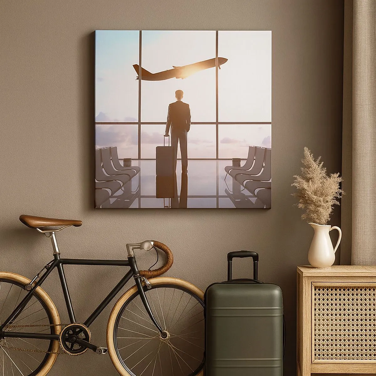 Canvastavla - Bild på duk - Du har tid, sakta ner - 30x30 cm