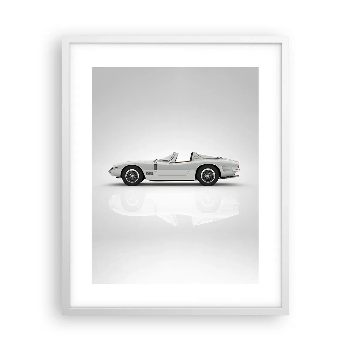 Affisch i vit ram - Ett löfte om lek - 40x50 cm