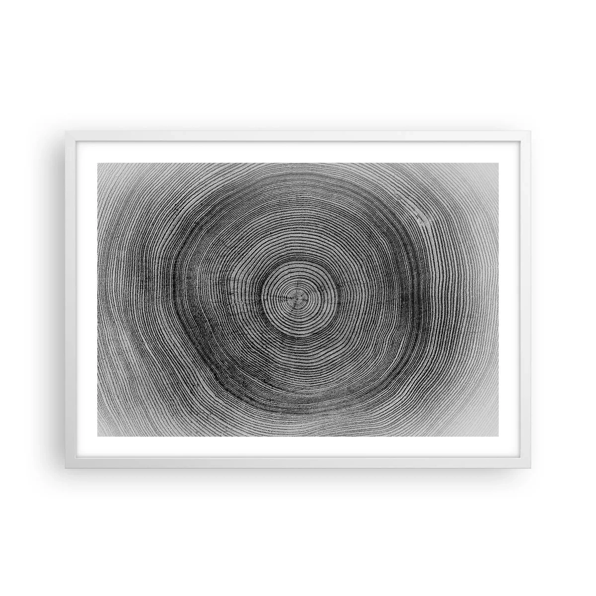 Affisch i vit ram - Ett tecken i tiden - 70x50 cm