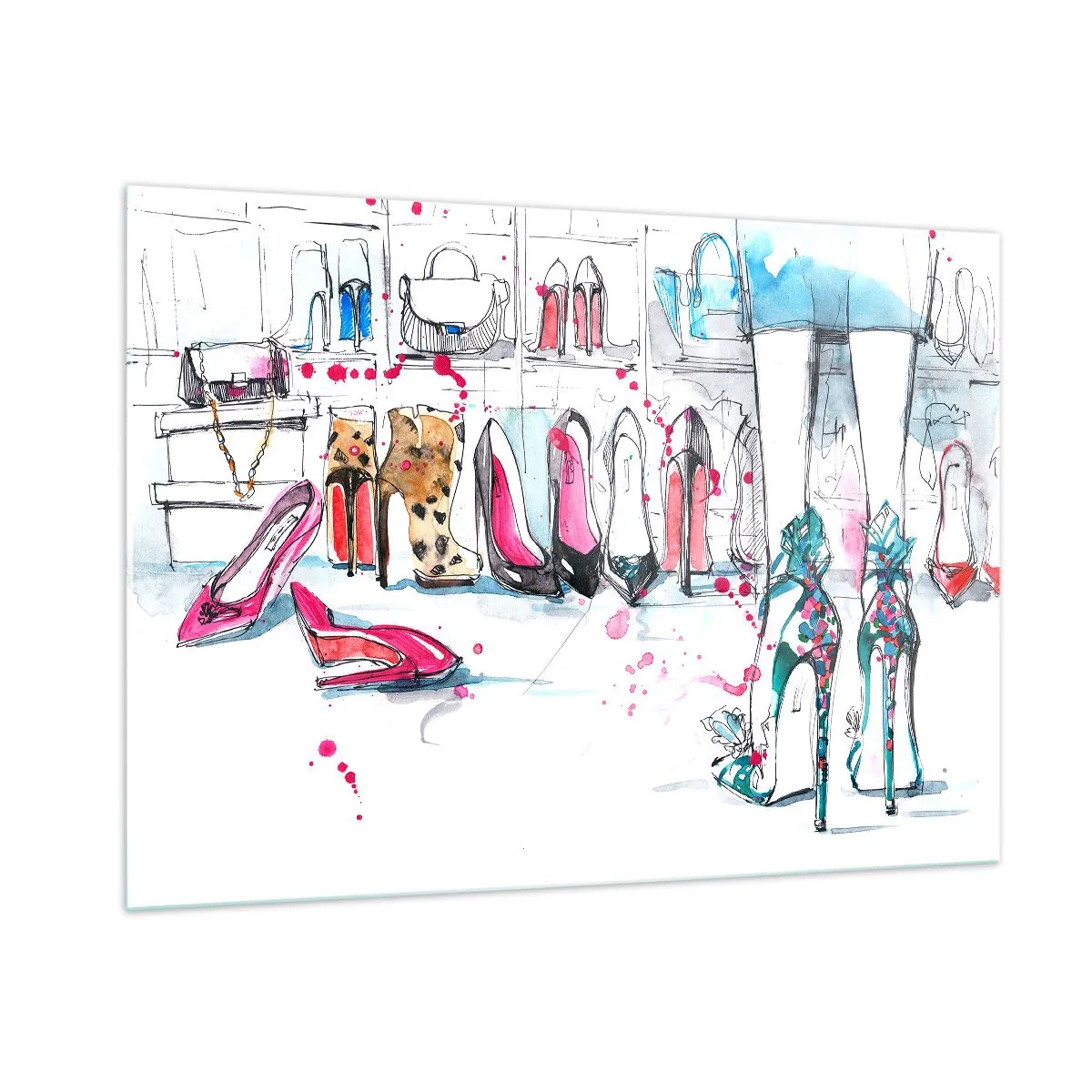 Glastavla - Bild på glas - Sesam, öppna dig - 100x70 cm