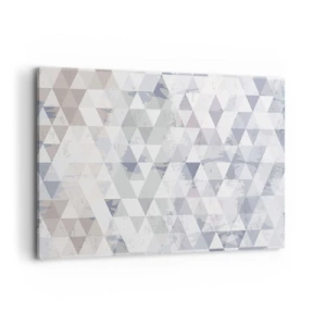 Canvastavla - Bild på duk - Trianglar - 120x80 cm