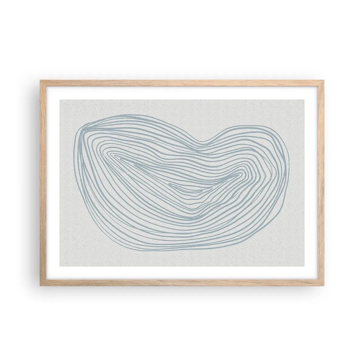 Affisch i ram av ljusek - Droppens leende - 70x50 cm