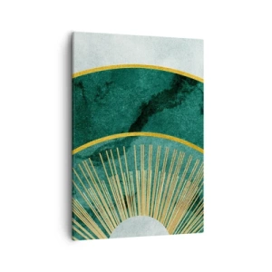 Canvastavla - Bild på duk - Ett annorlunda solsystem - 50x70 cm