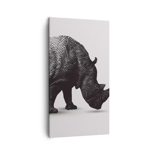 Canvastavla - Bild på duk - Naturens geometriska skönhet - 45x80 cm