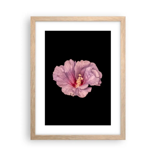 Affisch i ram av ljusek - Rakt till hjärtat - 30x40 cm