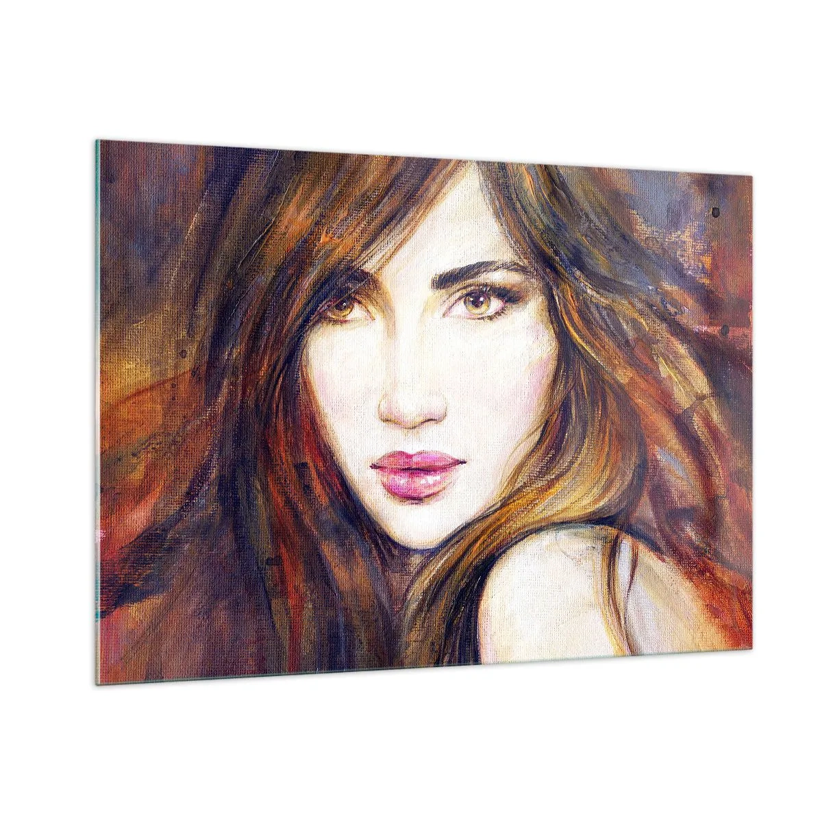 Glastavla - Bild på glas - Ett öre för dina tankar - 100x70 cm