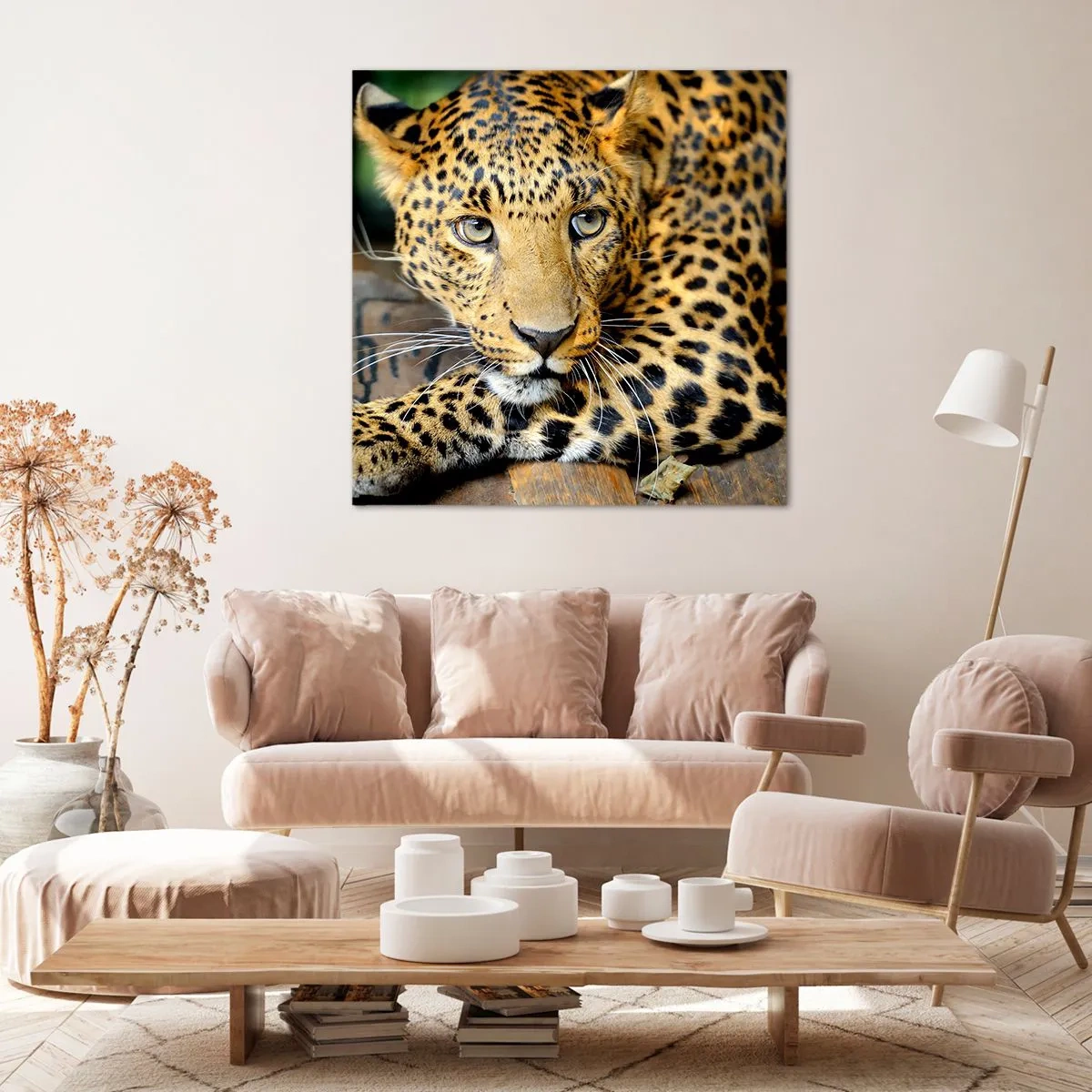 Canvastavla - Bild på duk - Var inte rädd, kom fram - 40x40 cm