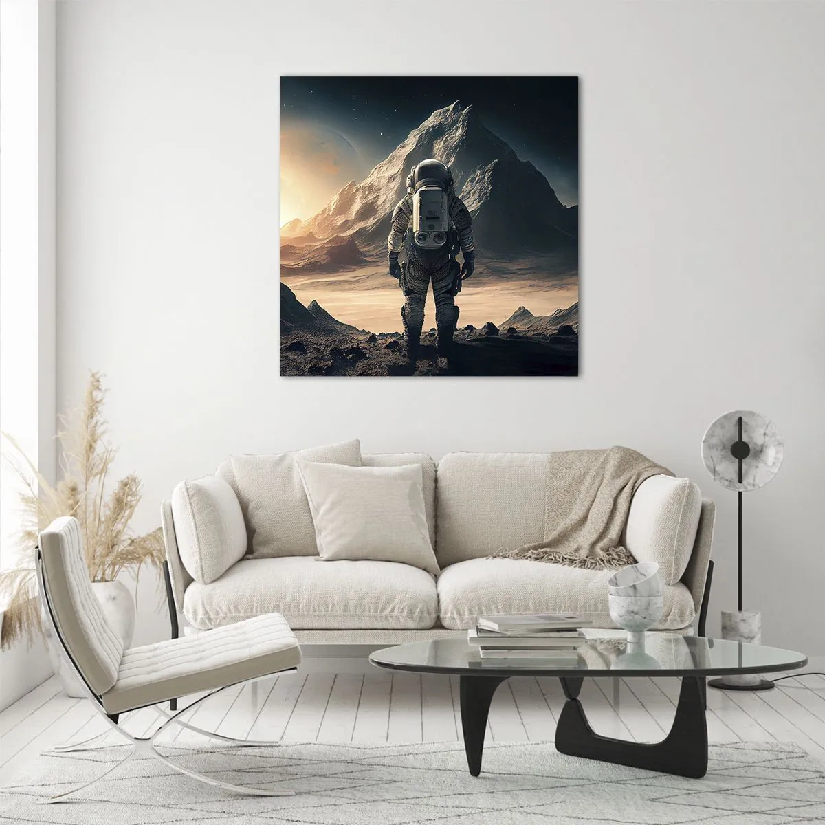 Glastavla - Bild på glas - En ny utmaning - 60x60 cm