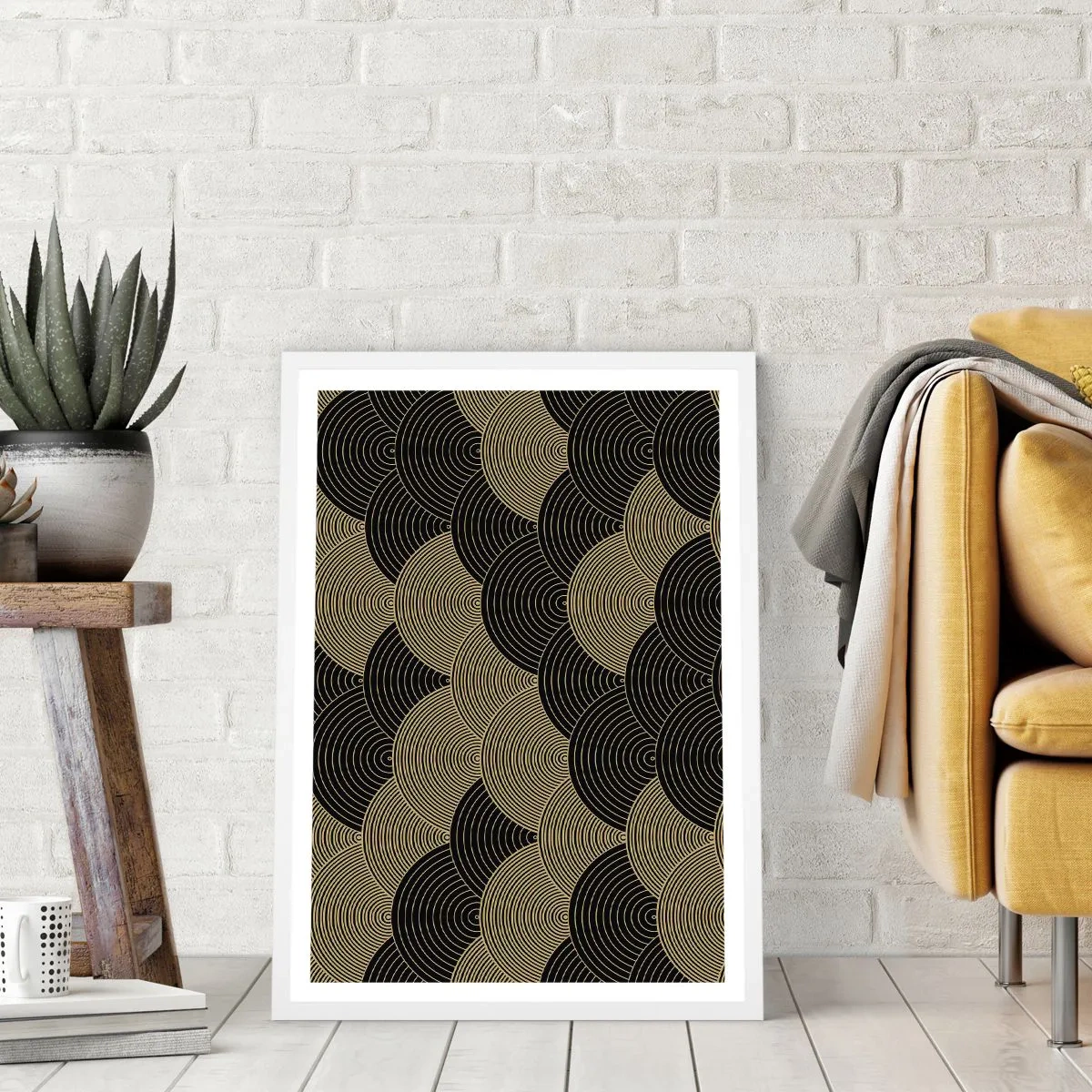 Affisch i vit ram - Enighet i mångfald - 50x70 cm