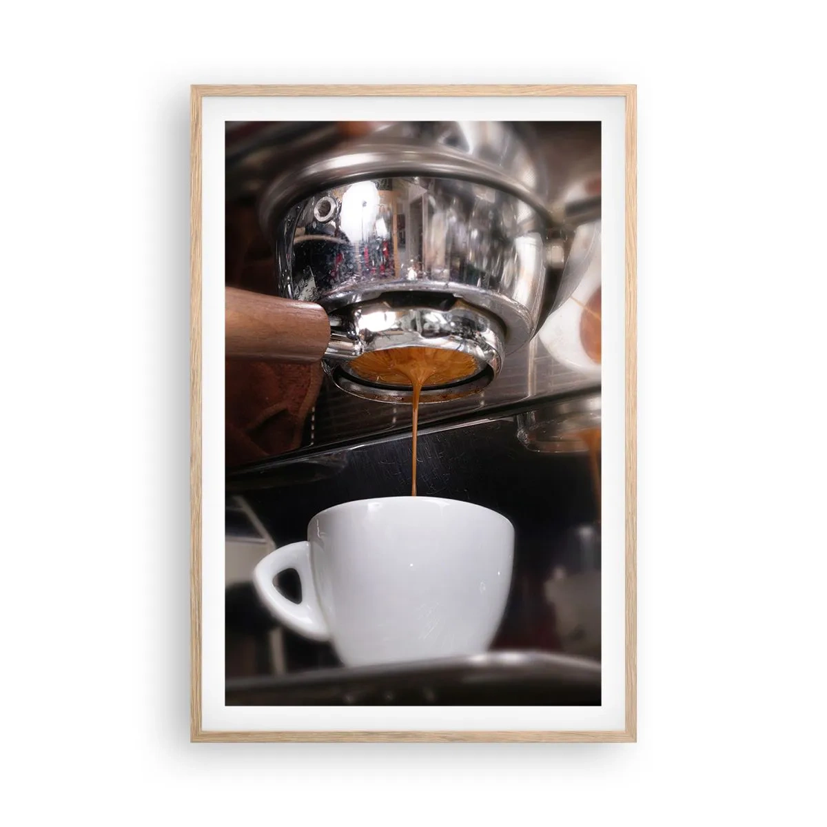 Affisch i ram av ljusek - En bra stund på dagen - 61x91 cm