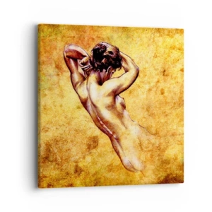 Canvastavla - Bild på duk - Upptäckt men fortfarande en hemlighet - 40x40 cm