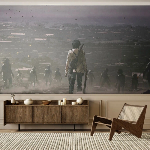 Fototapet Premium Canvas - Den siste rättvise? - Abstraktion, Fantasi, Armé - 250x175 cm