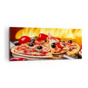 Canvastavla - Bild på duk - From Italy with love - 100x40 cm