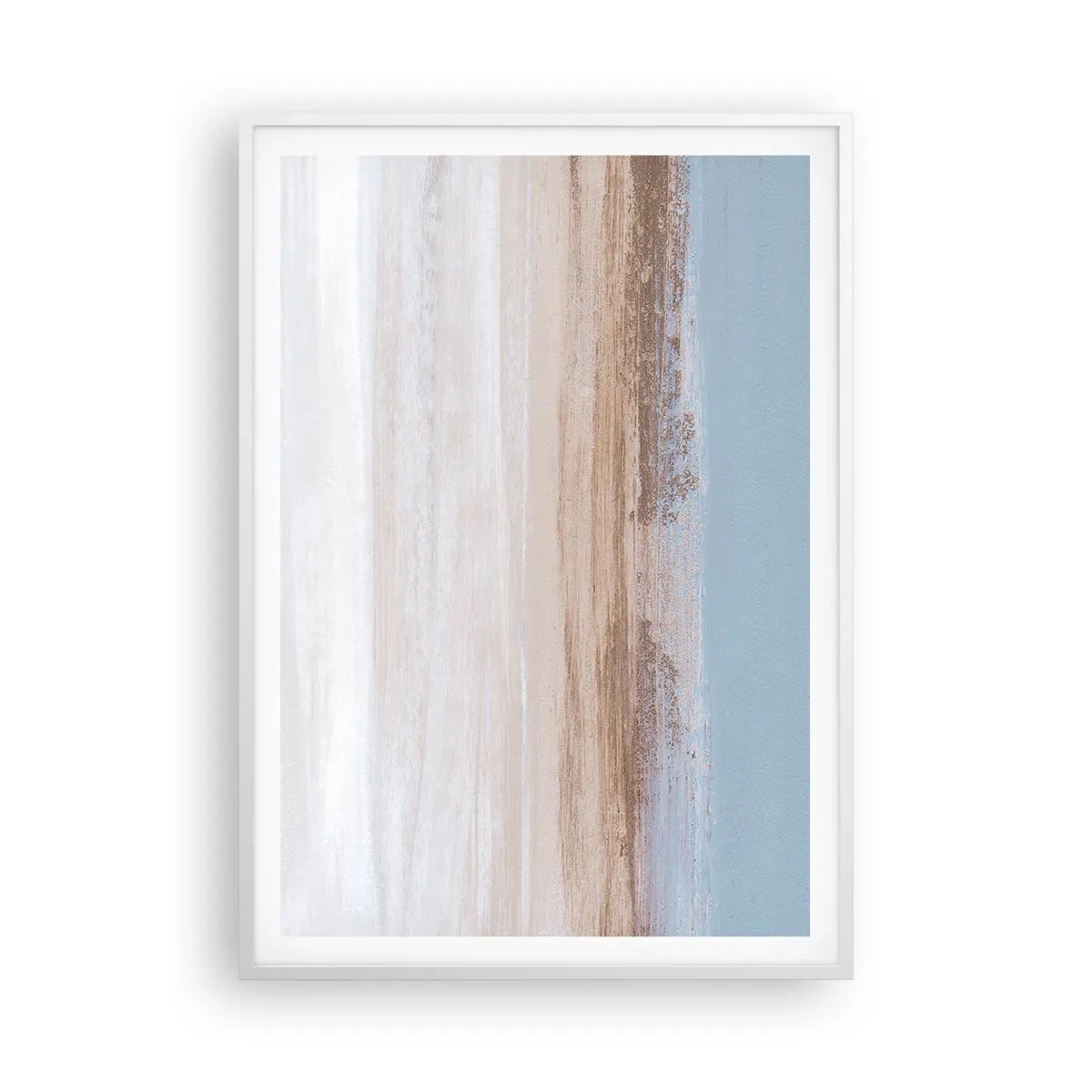 Affisch i vit ram - Tvetydigt landskap - 70x100 cm