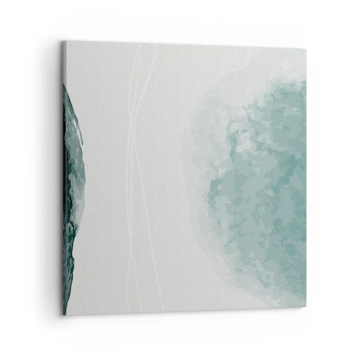 Canvastavla - Bild på duk - Ett möte med dimma - 50x50 cm