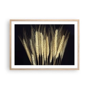 Affisch i ram av ljusek - Rustik magi - 70x50 cm