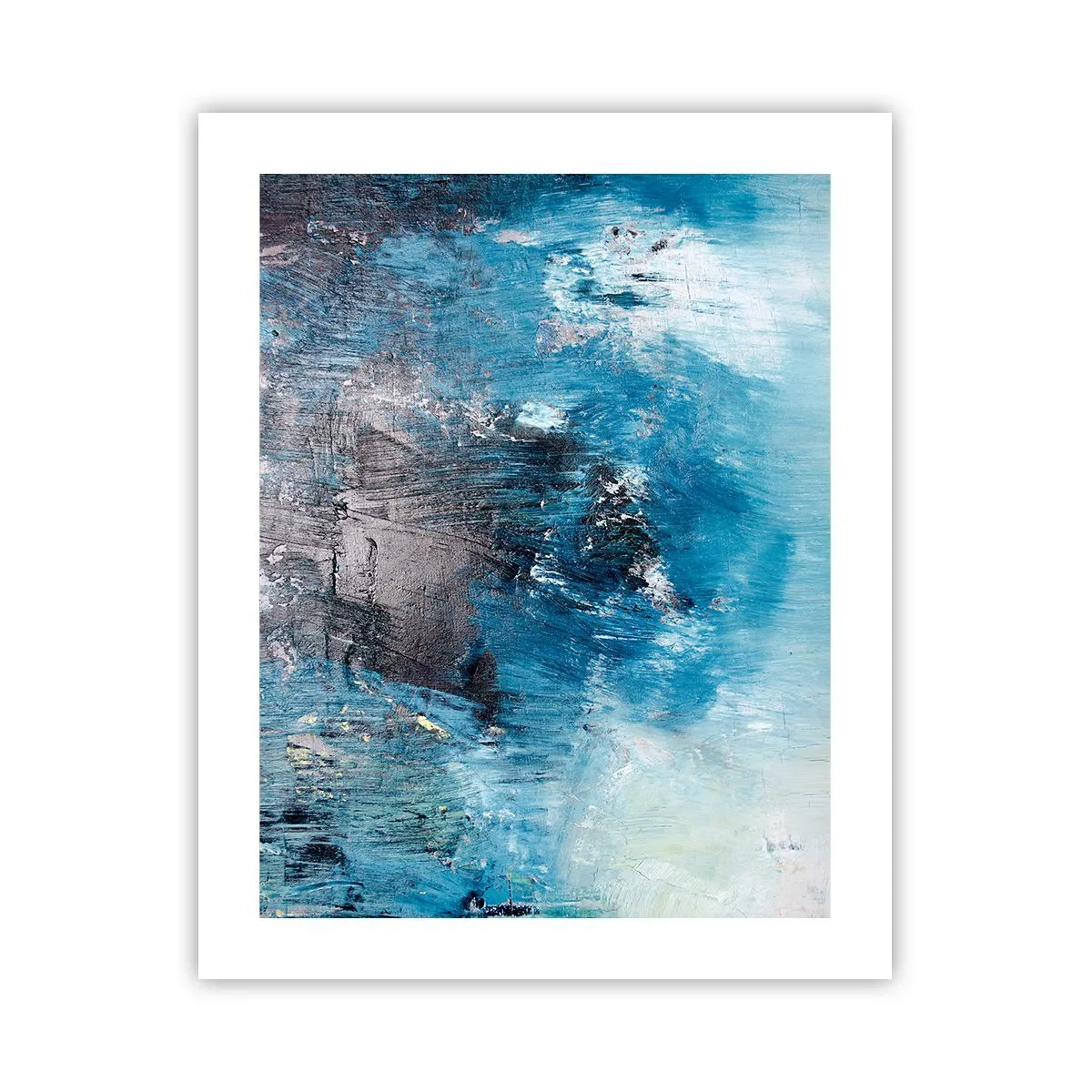 Affisch - Blå rapsodi - 40x50 cm