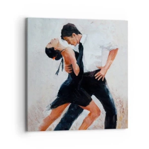 Canvastavla - Bild på duk - Mina drömmars tango - 70x70 cm