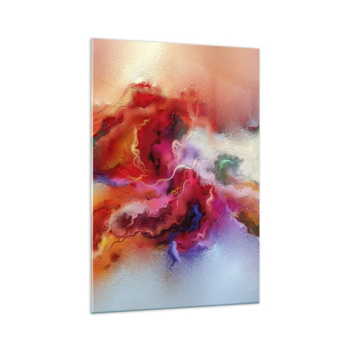 Glastavla - Bild på glas - Fåna drömmarna - rök - 70x100 cm