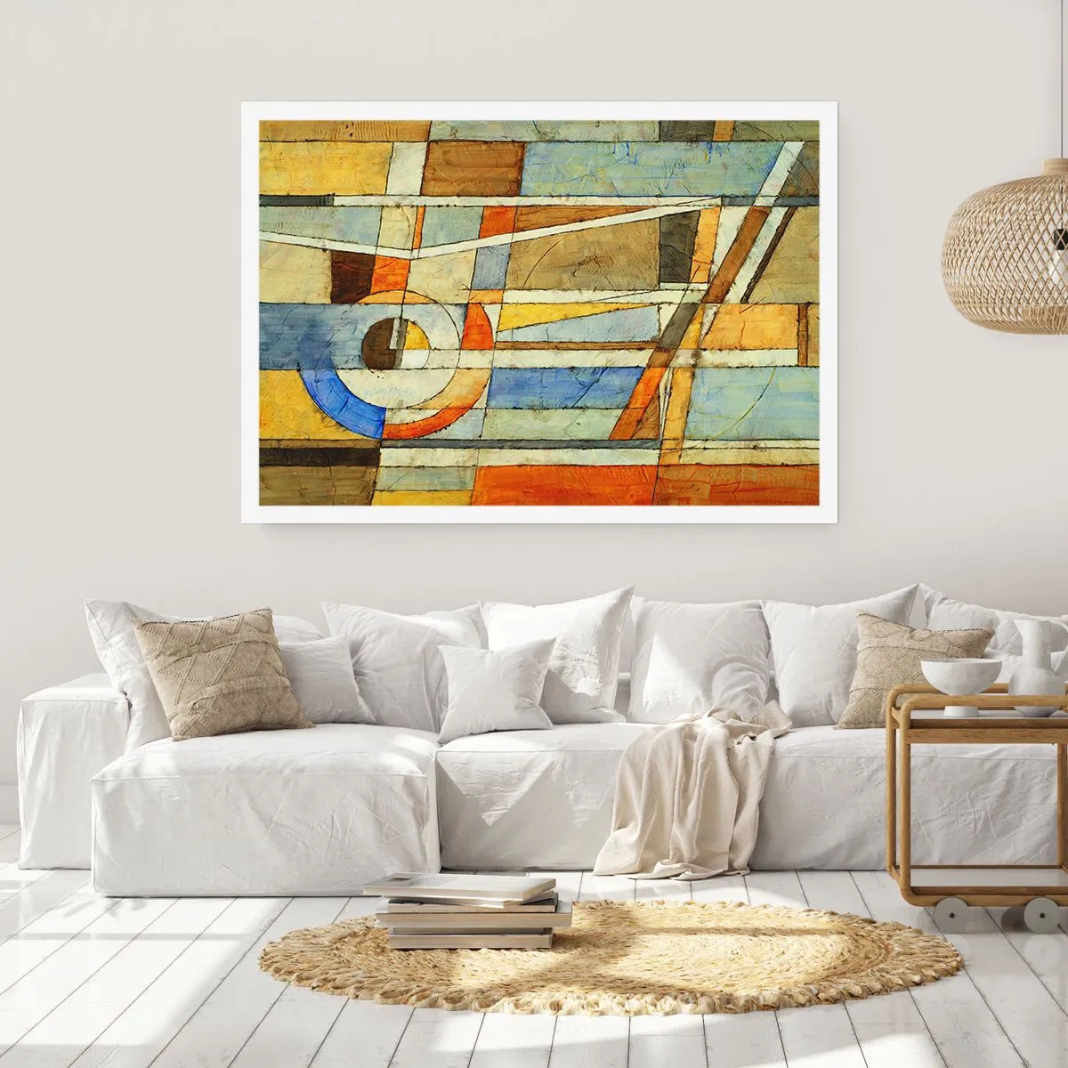 Affisch - Kubismen på bygget - 70x50 cm