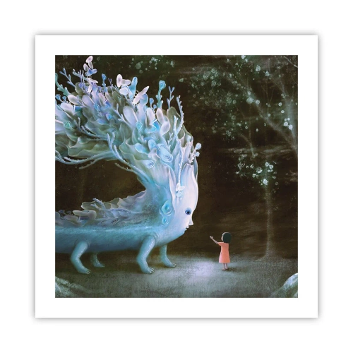 Affisch - Fantastiskt möte - 50x50 cm