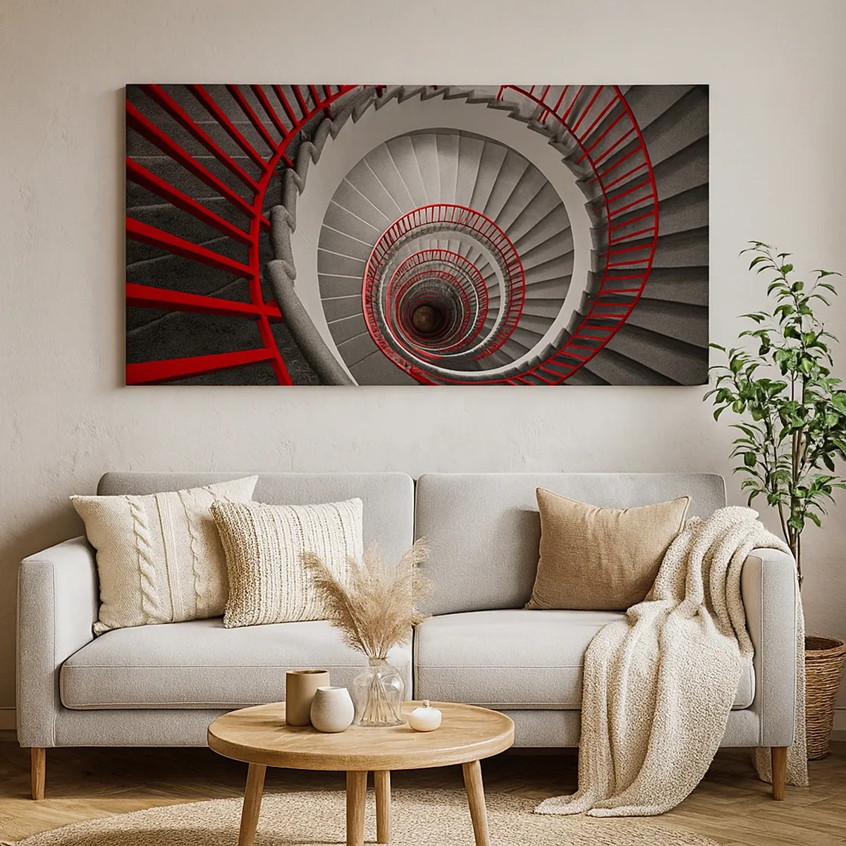 Canvastavla - Bild på duk - Arkitektoniska spel - 30x30 cm