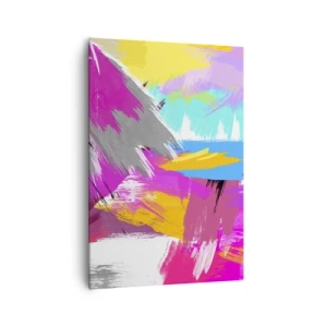 Canvastavla - Bild på duk - Stryk, stryk, stryk en gång till - 70x100 cm