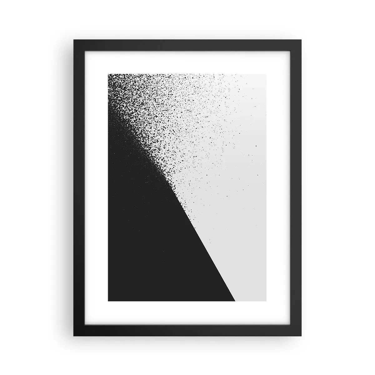 Affisch i svart ram - Snabbare, mer - 30x40 cm