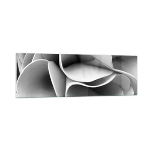Glastavla - Bild på glas - Det händer i rummet - 160x50 cm