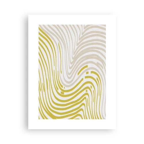 Affisch - Komposition med en mjuk böjning - 30x40 cm