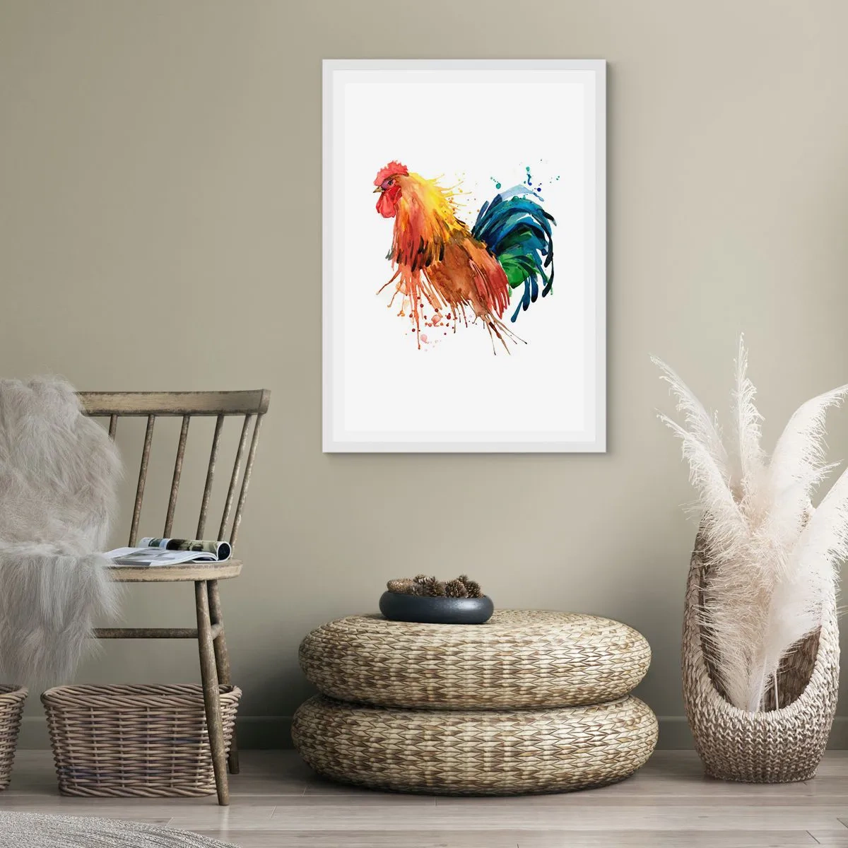 Affisch i vit ram - Kungliga kläder, kunglig stolthet - 70x100 cm