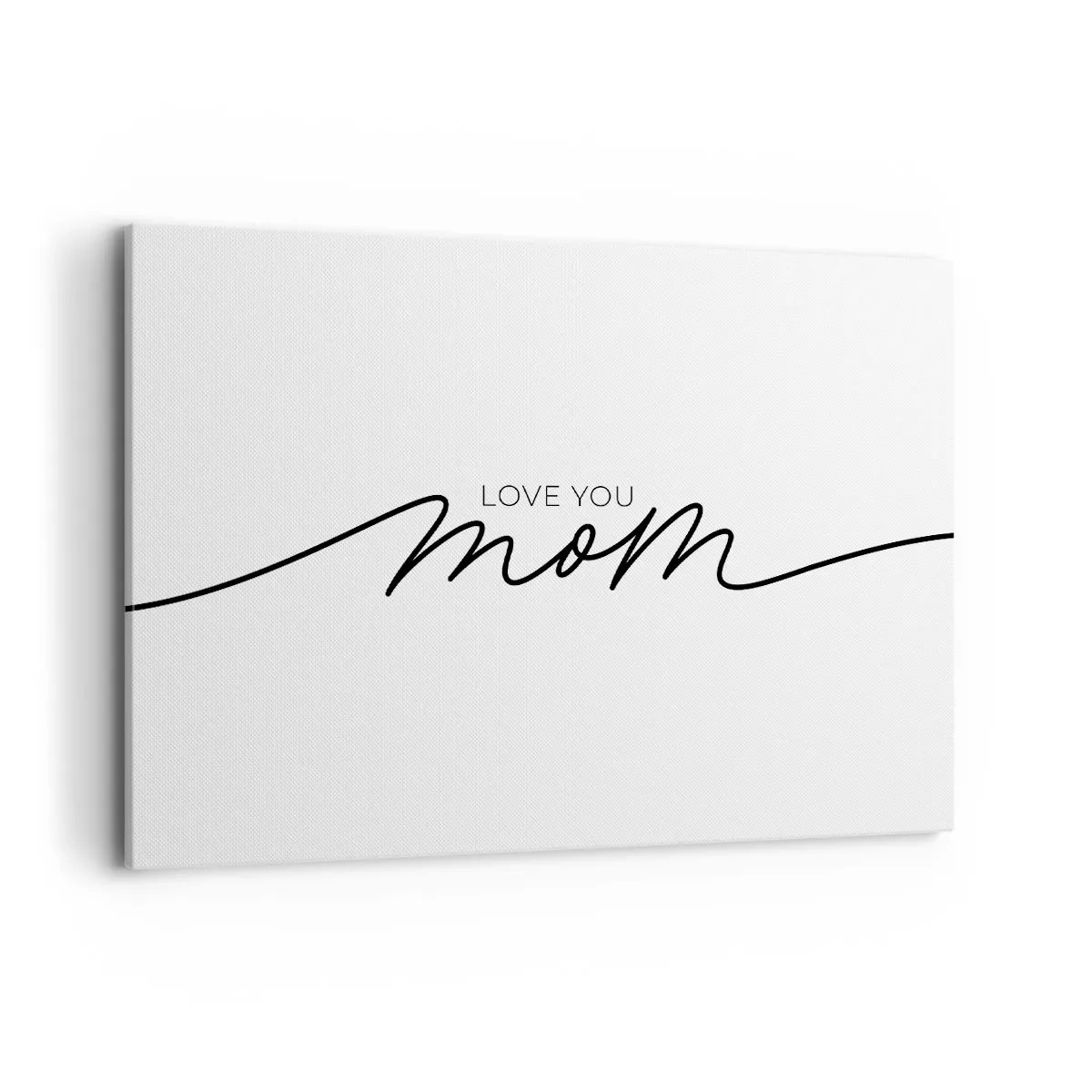 Canvastavla - Bild på duk - Jag är mycket rörd - 100x70 cm