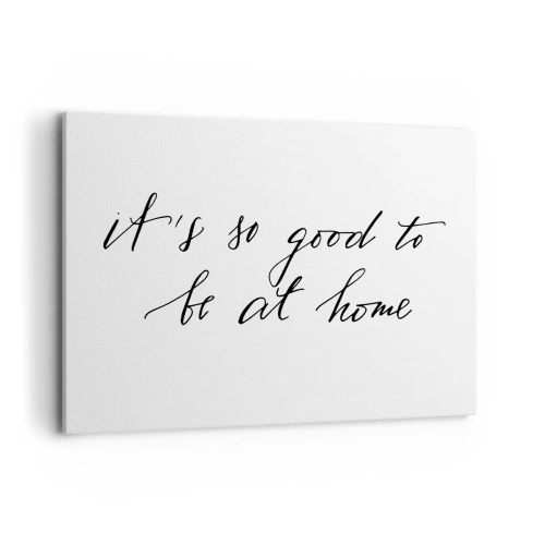 Canvastavla - Bild på duk - Hela sanningen - 120x80 cm